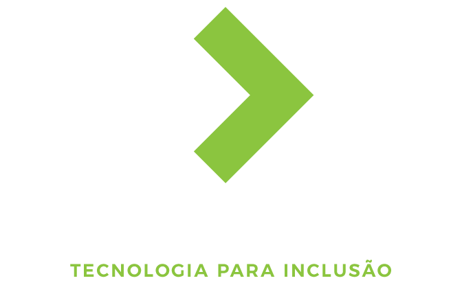 Ícone moderno com formas geométricas, simbolizando inovação e acessibilidade